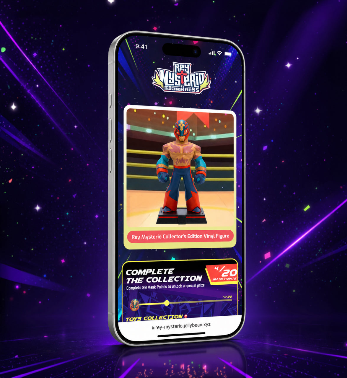 Rey Mysterio vs The Darkness Collector's Edition Vinyl Figure