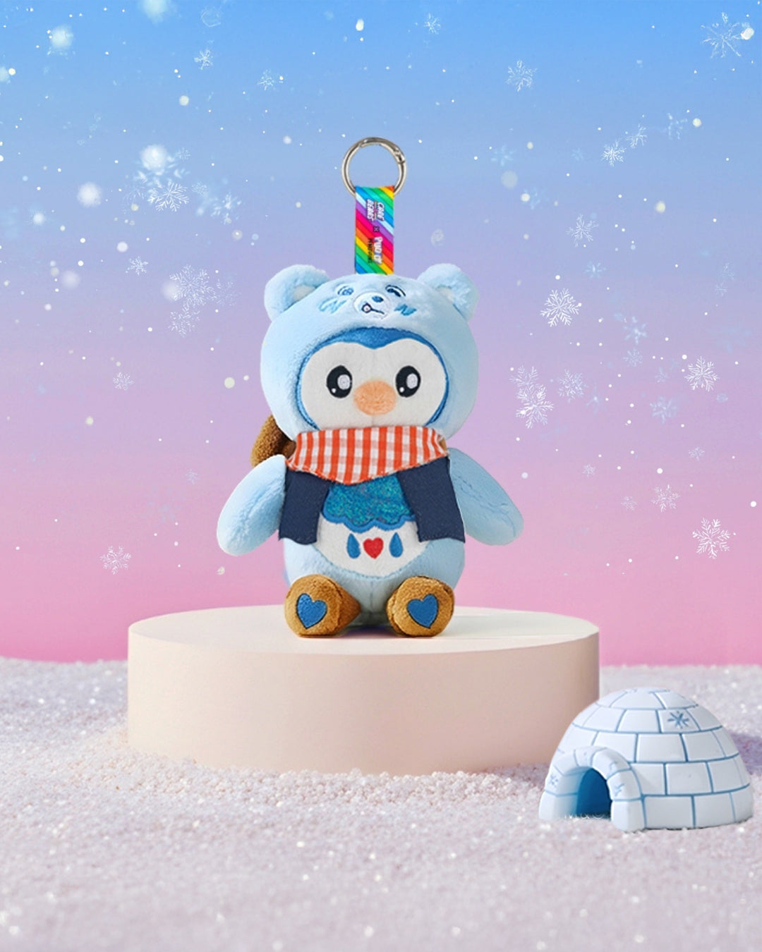 Pudgy Penguins x Care Bears™ Blind Box Collectible Plush Keychain