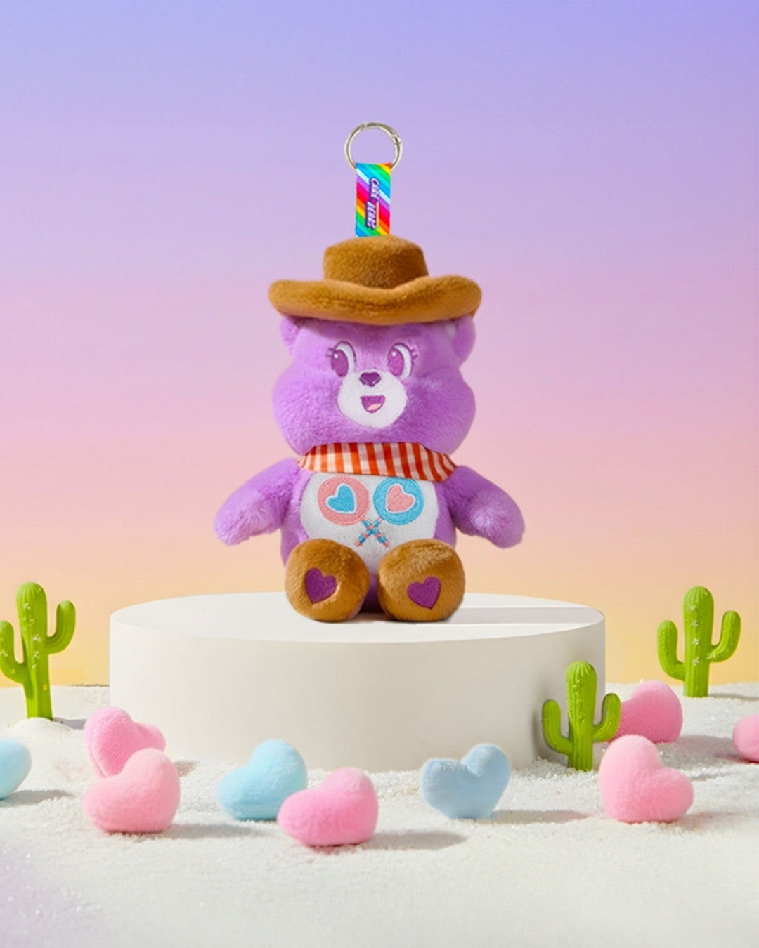 Pudgy Penguins x Care Bears™ Blind Box Collectible Plush Keychain